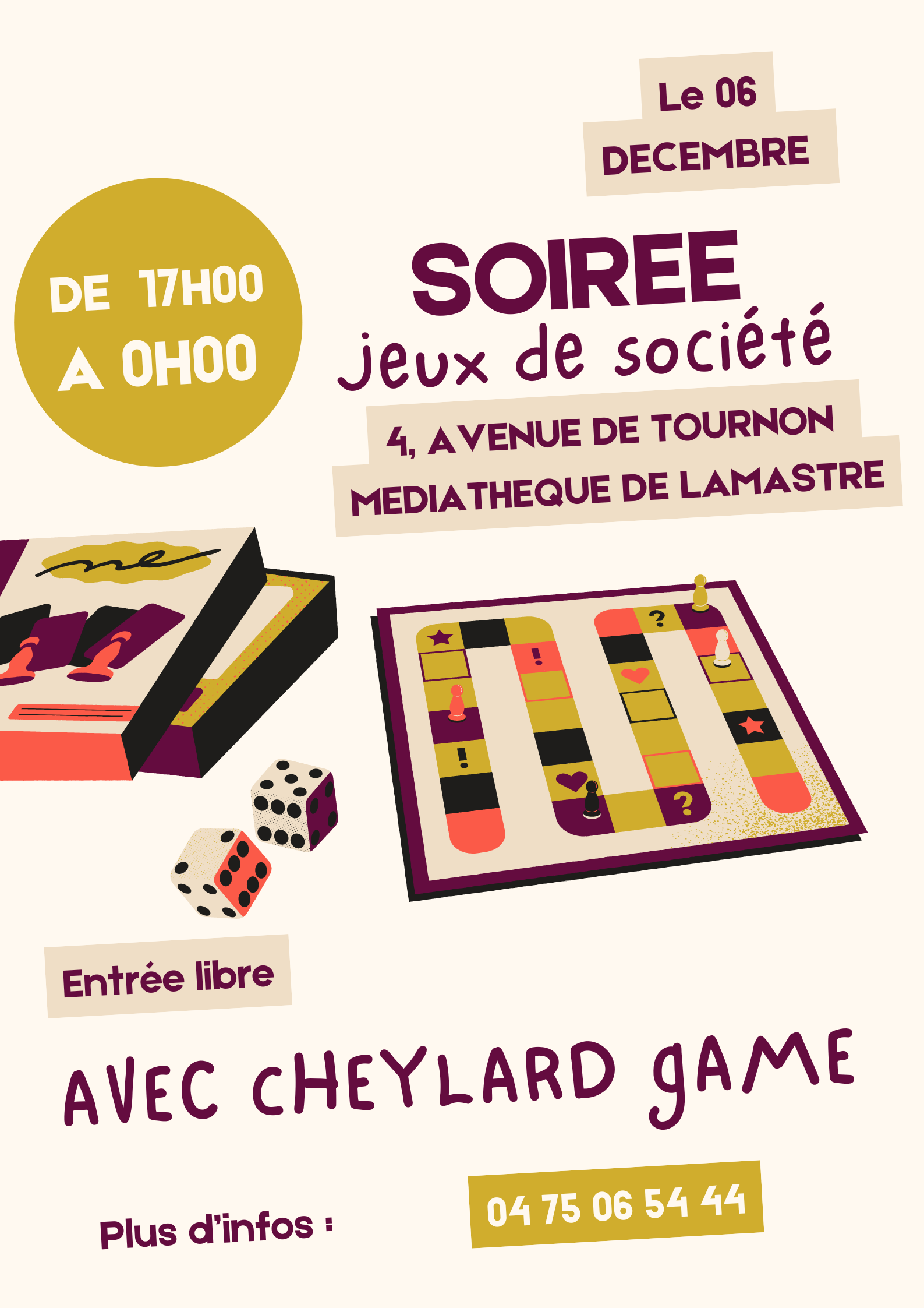 Soirée jeux 6 décembre25